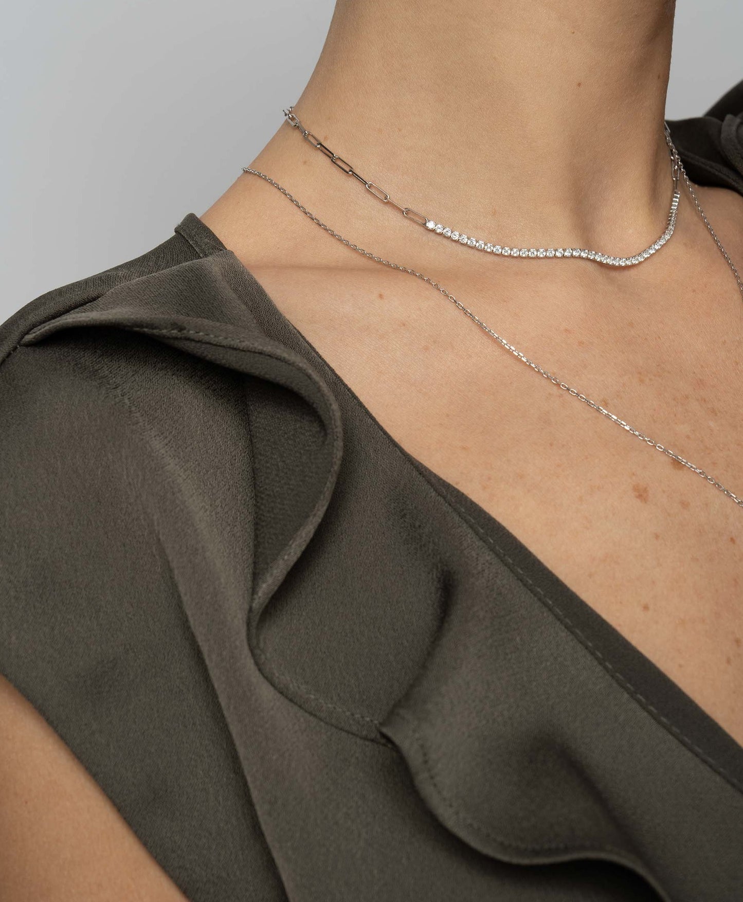 Colier Tennis Chain Choker