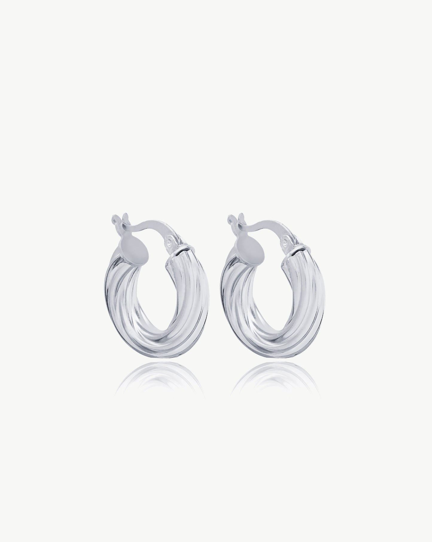 Cercei Chunky Twisted Hoops