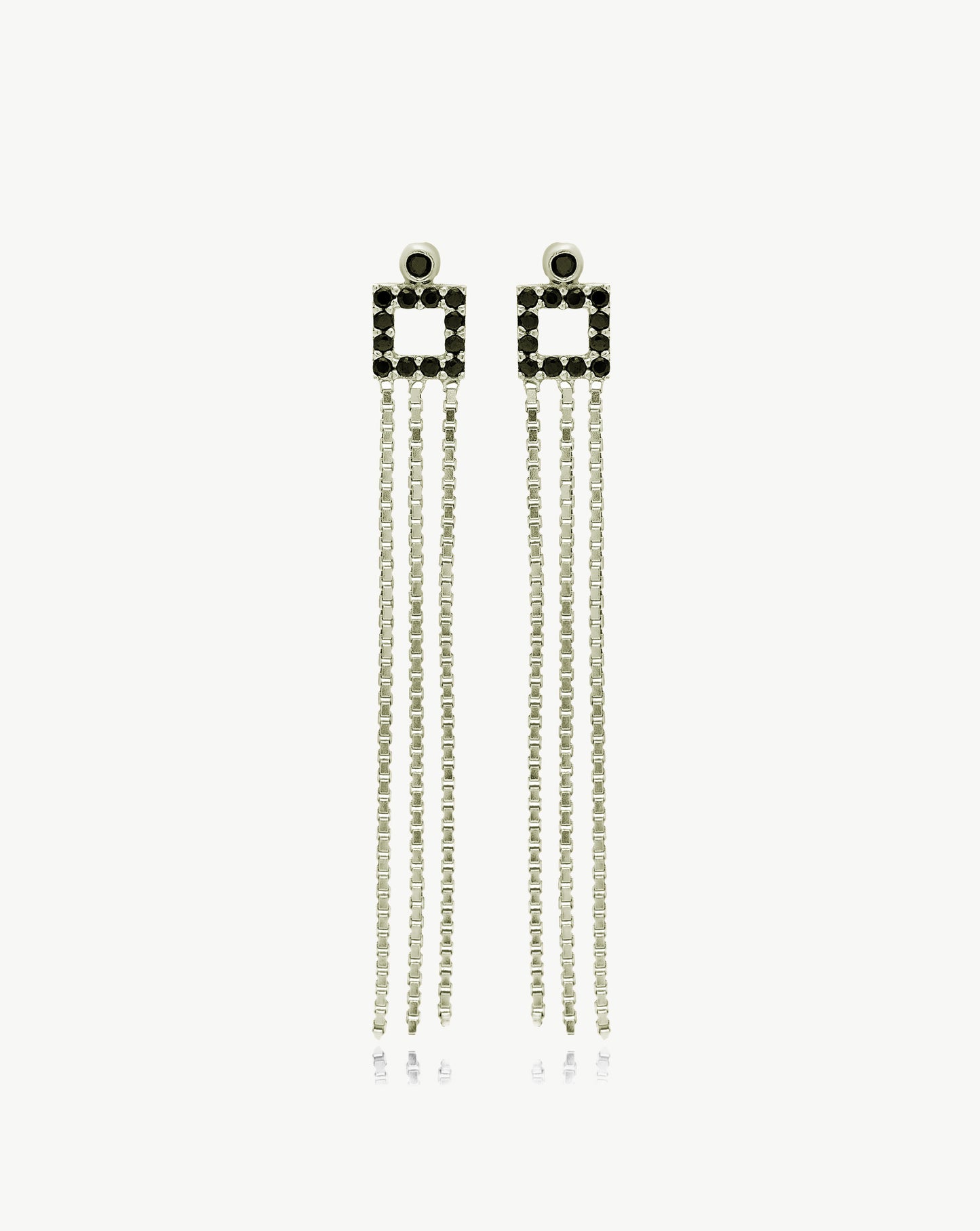 Cercei Black Zircon Dangles