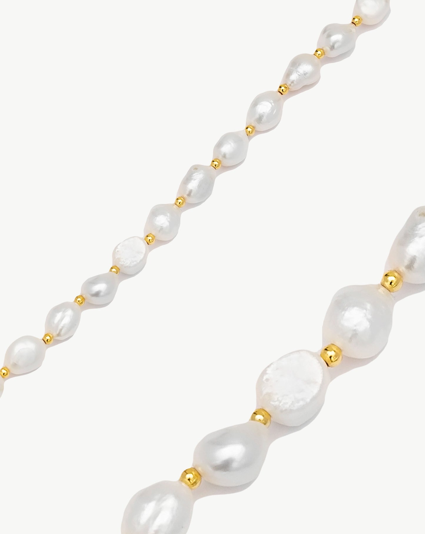 Bratara Irregular Pearls